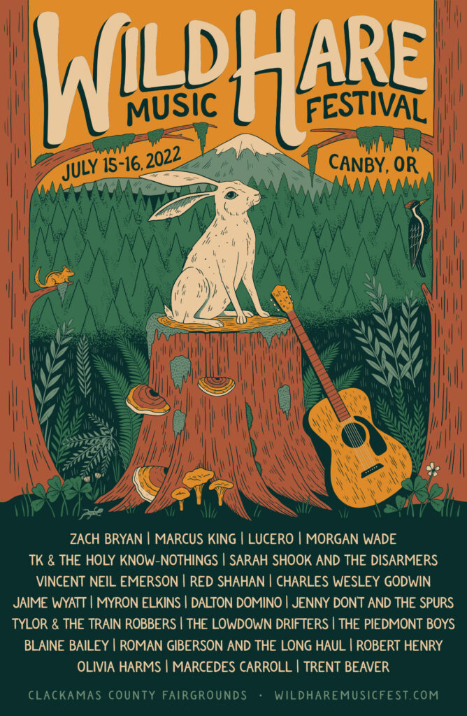 2022 Wild Hare Music Fest - official poster